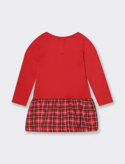 Piazza Italia Abito con stampa personaggi Disney - Rosso Outlet