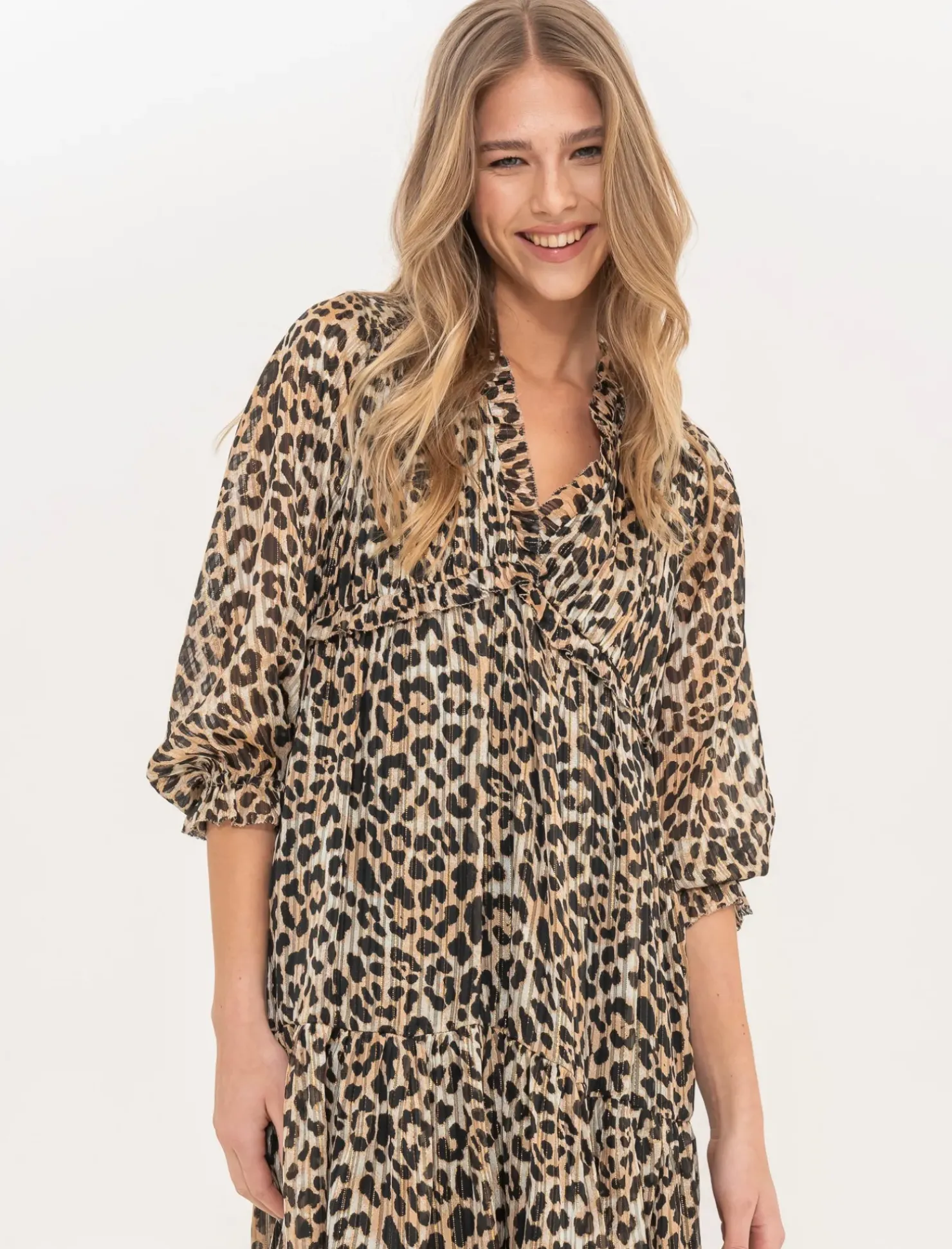 Piazza Italia Abito con volant e dettagli in lurex - var 1 Best