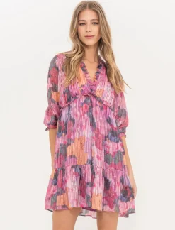 Piazza Italia Abito con volant e dettagli in lurex - var 2 Hot