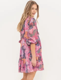 Piazza Italia Abito con volant e dettagli in lurex - var 2 Hot