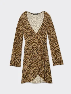 Piazza Italia Abito corto stampato con pannello drappeggiato - var 1 New