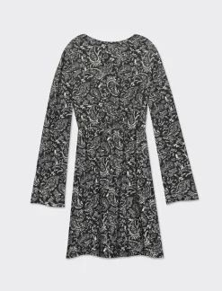 Piazza Italia Abito corto stampato con pannello drappeggiato - var 3 Online