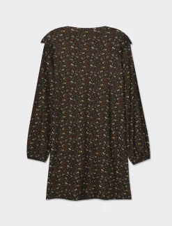 Piazza Italia Abito corto stampato con scollo a V manica lunga - var 1 Outlet