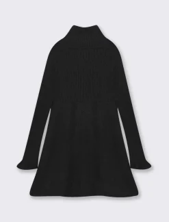 Piazza Italia Abito da bambina in maglieria con accessorio-collana. - Nero Cheap