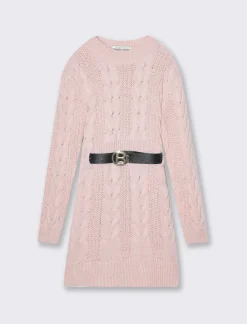 Piazza Italia Abito in maglia. - Rosa Clearance