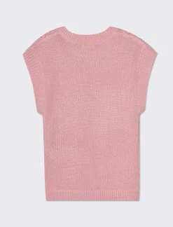 Piazza Italia Abito in maglia con inserti in lurex - Rosa Best Sale