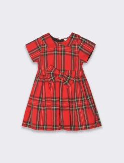 Piazza Italia Abito natalizio con fiocco frontale - Rosso Sale