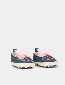 Piazza Italia Ballerina in denim da neonata - Jeans Blu Online