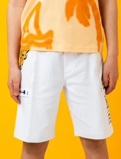 Piazza Italia Bermuda in french terry - Bianco Sale