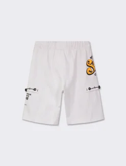 Piazza Italia Bermuda in french terry - Bianco Sale
