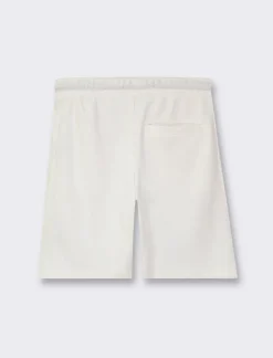 Piazza Italia Bermuda in picquè con vita elastica - sporco Bianco Best Sale