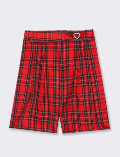 Piazza Italia Bermuda natalizio tartan - Fantasia Clearance