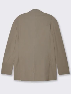 Piazza Italia Blazer doppio petto in tessuto strutturato formal fit - tortora Grigio Cheap