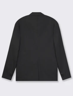 Piazza Italia Blazer formal fit con colletto a revers classici con bottoni sul polsino - Nero Best