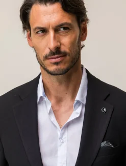 Piazza Italia Blazer formal fit con colletto a revers classici - Nero Best Sale