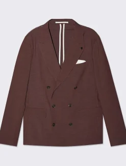 Piazza Italia Blazer formal fit con colletto revers - Bordeaux Rosso Shop