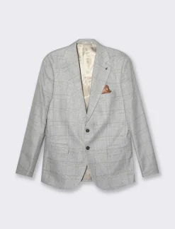 Piazza Italia Blazer formal fit con colletto a revers classici - Grigio Online