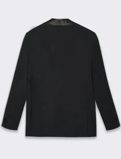 Piazza Italia Blazer formal fit con rever sciallato modello Smoking. - Nero Best