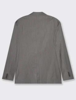Piazza Italia Blazer in tessuto fantasia gessata - tortora Grigio Discount