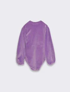 Piazza Italia Body in ciniglia mezzo collo alto - Viola Flash Sale