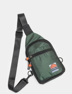 Piazza Italia Borsa da uomo monospalla - Ve.milit. Verde Cheap