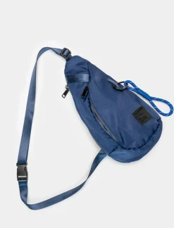 Piazza Italia Borsa monospalla da uomo in nylon - Blu Hot