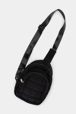 Piazza Italia Borsa monospalla trapuntata da uomo - Nero Best Sale