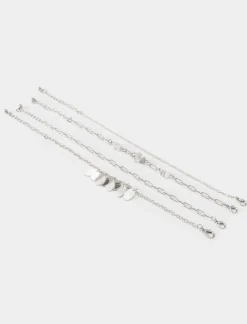 Piazza Italia Bracciale da donna madreperla da 4 pezzi - Argento Cheap
