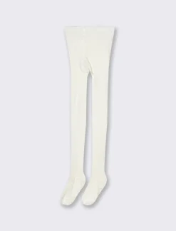 Piazza Italia Calza tinta unita da bambina - Bianco sporco 0 Best Sale