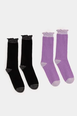 Piazza Italia CALZINO BAMBINA - Lilla Viola Best