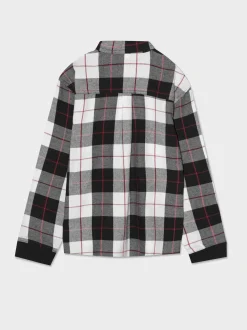 Piazza Italia Camicia a quadri con tasca in felpa - Fantasia Multicolore Fashion