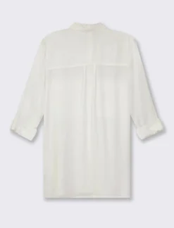 Piazza Italia Camicia basica con tasconi applicati e aletta su manica e spalle vestibilità regular - latte Bianco Cheap