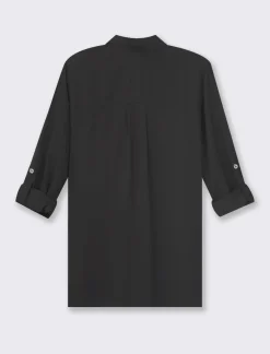 Piazza Italia Camicia basica con tasconi applicati e aletta su manica e spalle vestibilità regular - Nero Fashion