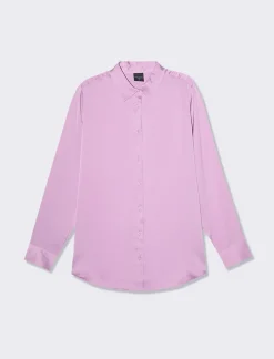 Piazza Italia Camicia basica regular con bottoni ricoperti in tessuto - BEGONIA Cheap