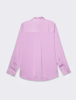 Piazza Italia Camicia basica regular con bottoni ricoperti in tessuto - BEGONIA Cheap