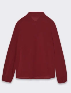 Piazza Italia Camicia da bambina con cravatta bordeaux. - Bordeaux Sale