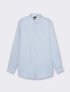 Piazza Italia Camicia formal fit regular con collo francese - Azzurro Clearance