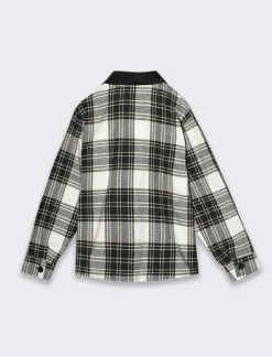 Piazza Italia Camicia in flanella a quadri con tasche frontali a colletto in contrasto - Fantasia Multicolore Best Sale