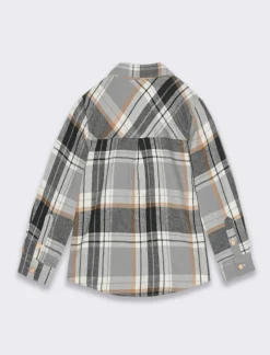 Piazza Italia Camicia in flanella con nastri stampati nei lati e applicazioni frontali - Fantasia Multicolore Discount