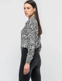 Piazza Italia Camicia in georgette stampata in diverse fantasie - var 1 Discount