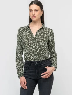 Piazza Italia Camicia in georgette stampata in diverse fantasie - var 3 Clearance