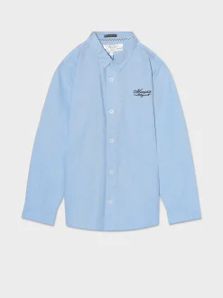 Piazza Italia Camicia in oxford modello regular - Azzurro Discount