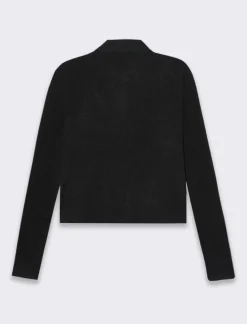 Piazza Italia Camicia in tessuto di maglina vestibilità slim - Nero Flash Sale