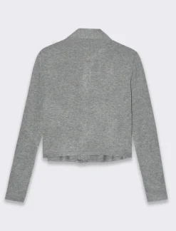 Piazza Italia Camicia in tessuto di maglina vestibilità slim - melange Grigio Sale