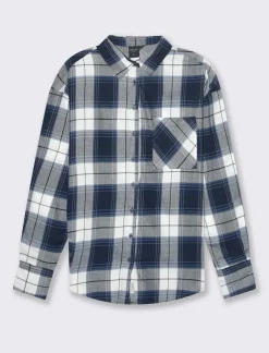 Piazza Italia Camicia manica lunga a quadri con tasca a toppa - var 1 Sale