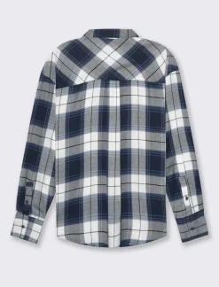 Piazza Italia Camicia manica lunga a quadri con tasca a toppa - var 1 Sale