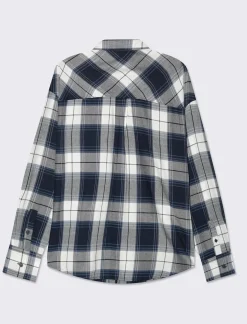 Piazza Italia Camicia manica lunga a quadri con tasca a toppa - var 1 Sale