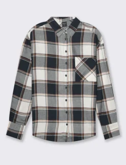 Piazza Italia Camicia manica lunga a quadri con tasca a toppa - var 2 Hot