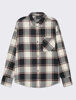 Piazza Italia Camicia manica lunga a quadri con tasca a toppa - var 2 Hot