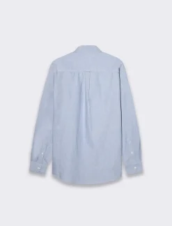 Piazza Italia Camicia regular fit in 100% cotone struttura oxford - Celeste Azzurro New